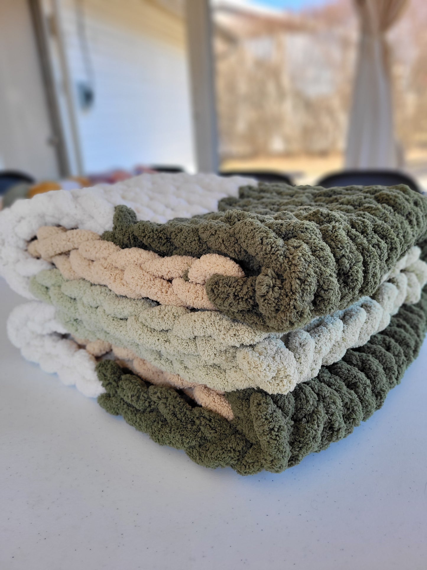 Chunky Knit Baby Blanket