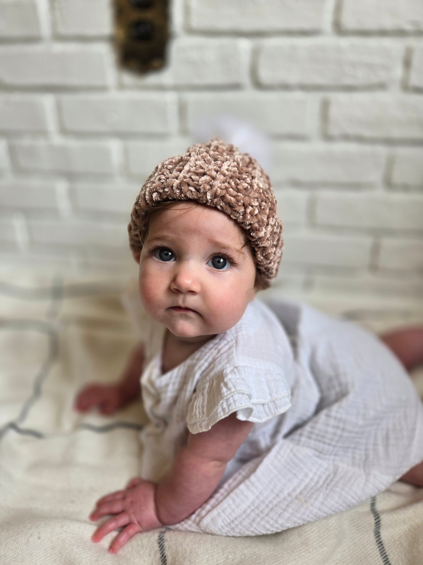 Velvet Baby Beanie