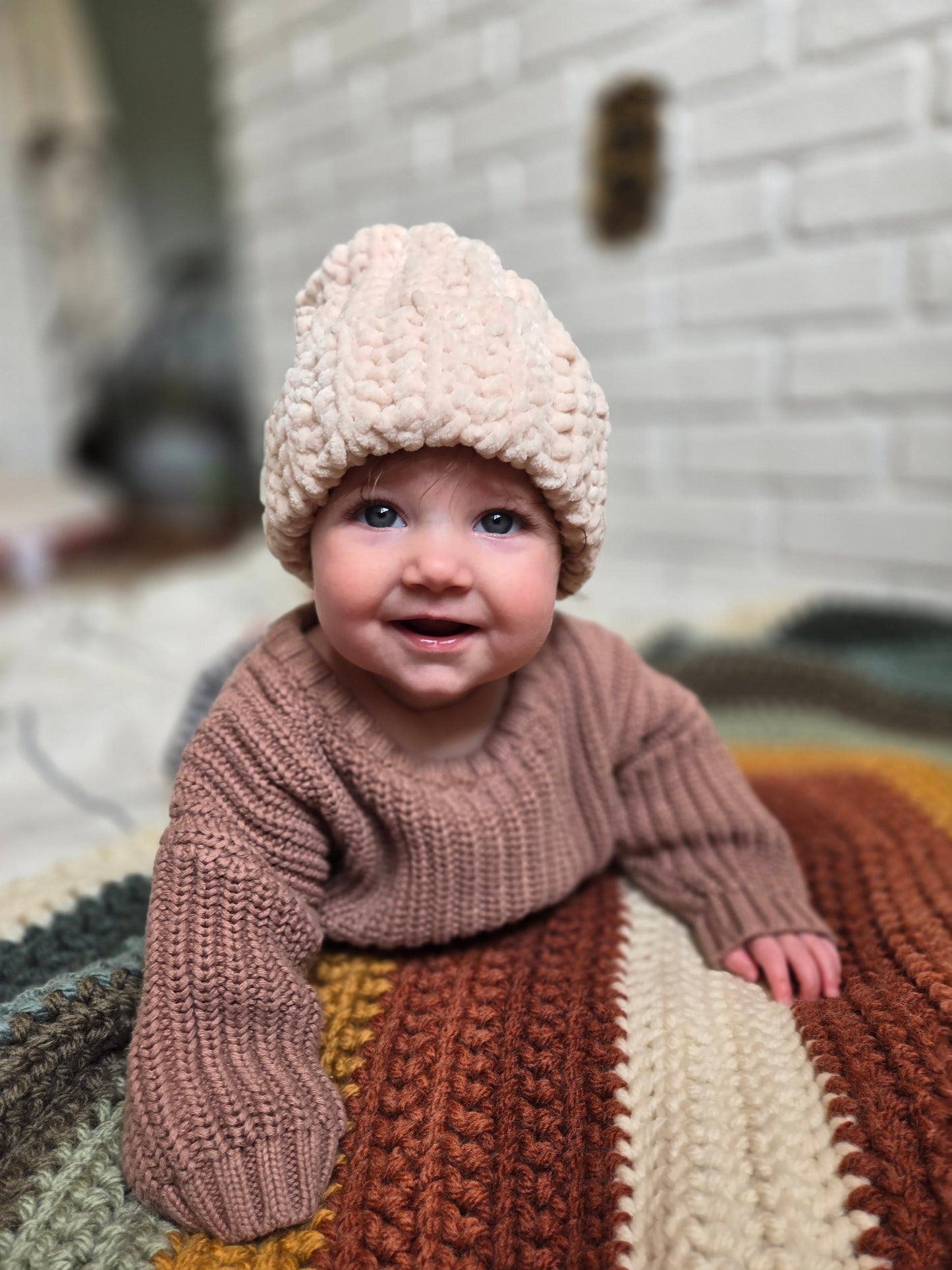 Velvet Baby Beanie