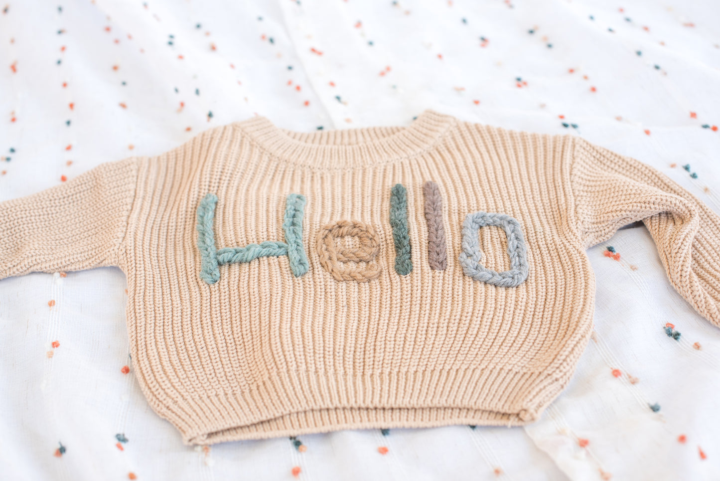 Custom Embroidered Basic Sweater