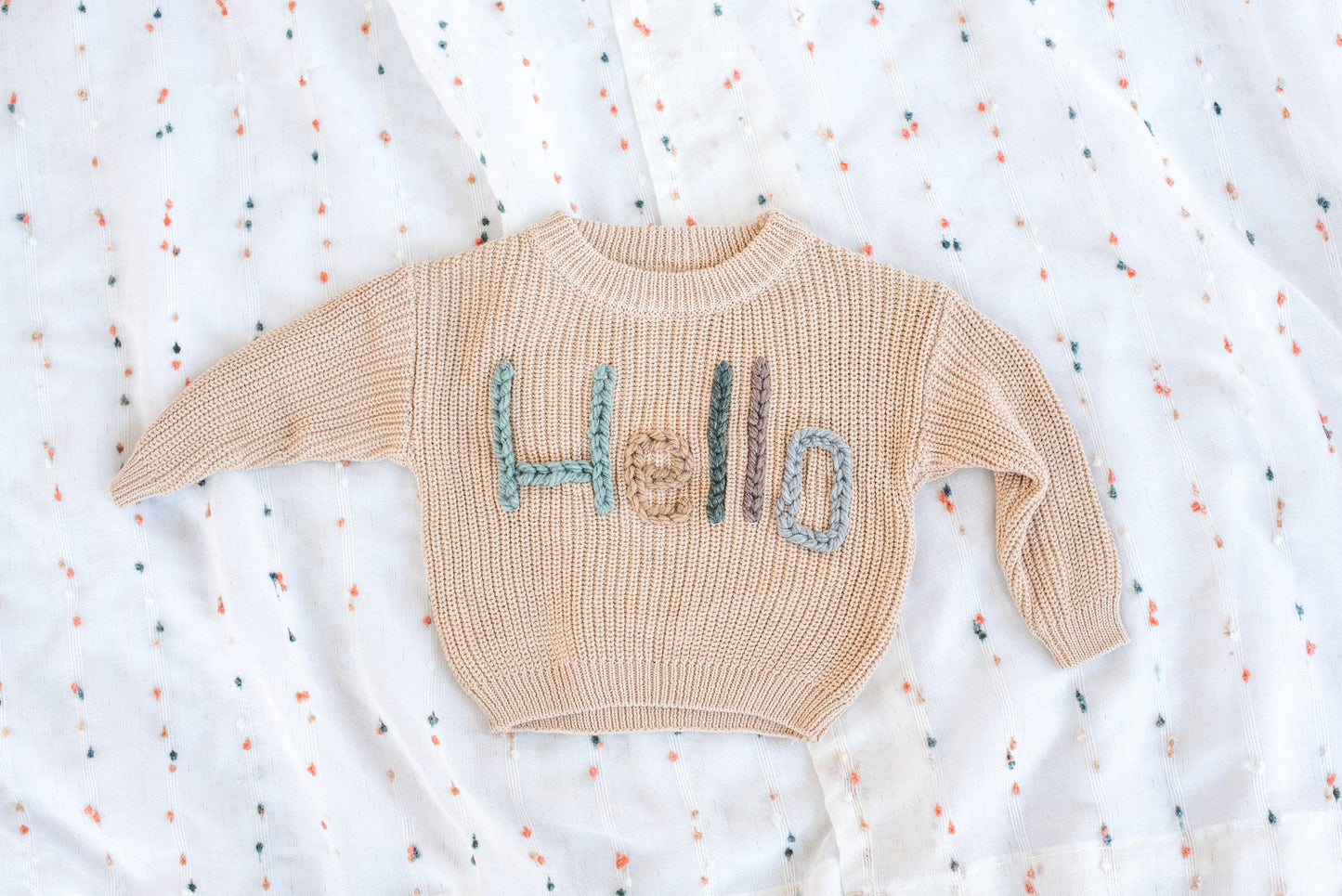 Custom Embroidered Basic Sweater