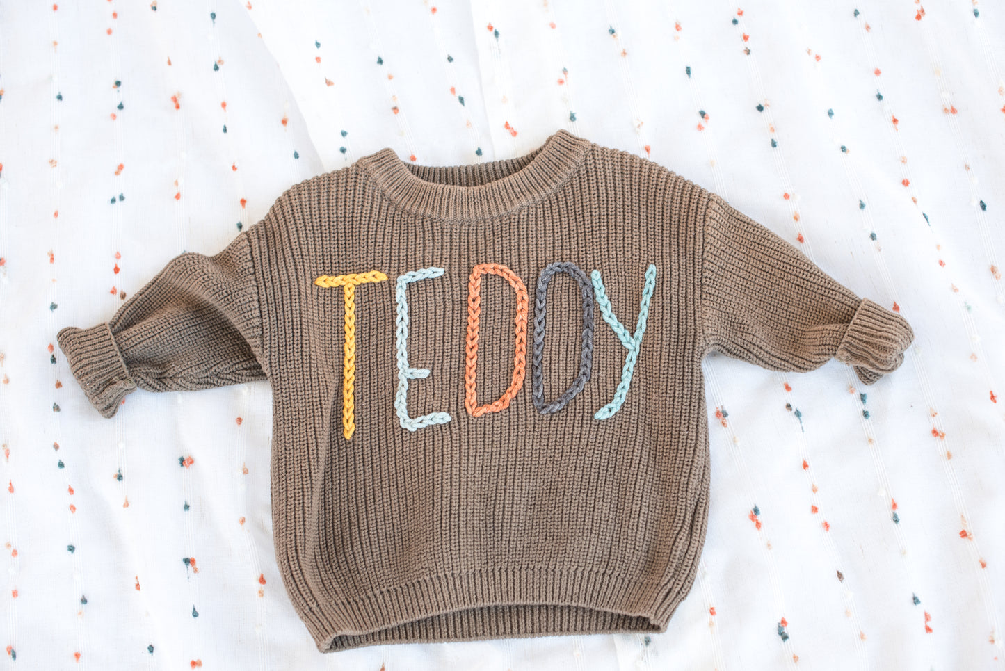 Custom Embroidered Basic Sweater