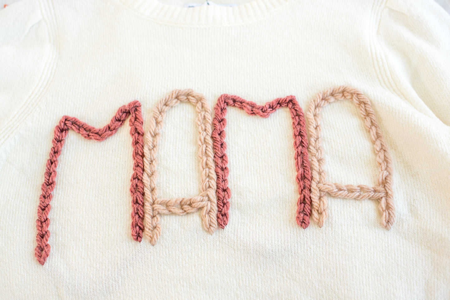 Embroidered Mama Sweater