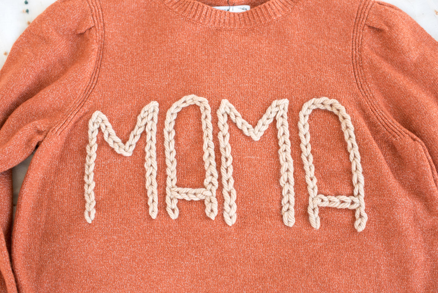 Embroidered Mama Sweater