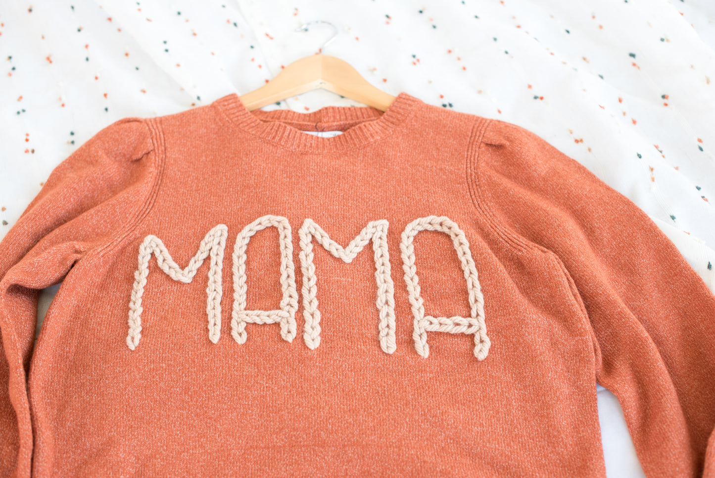 Embroidered Mama Sweater