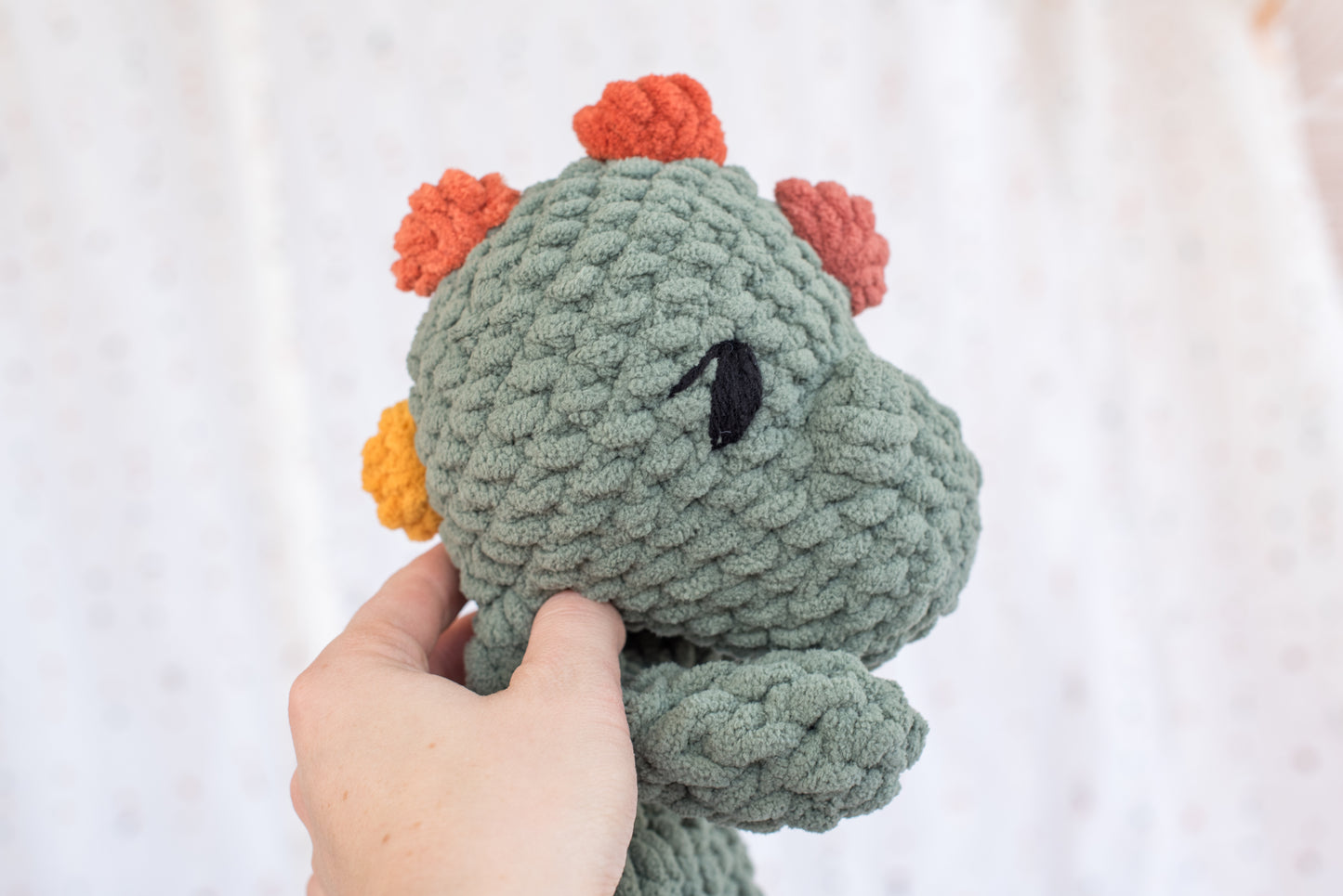 Green Rainbow Dino Lovey