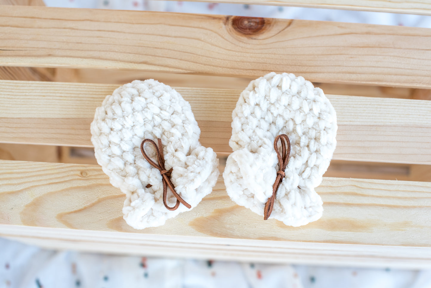 Velvet Baby Mittens