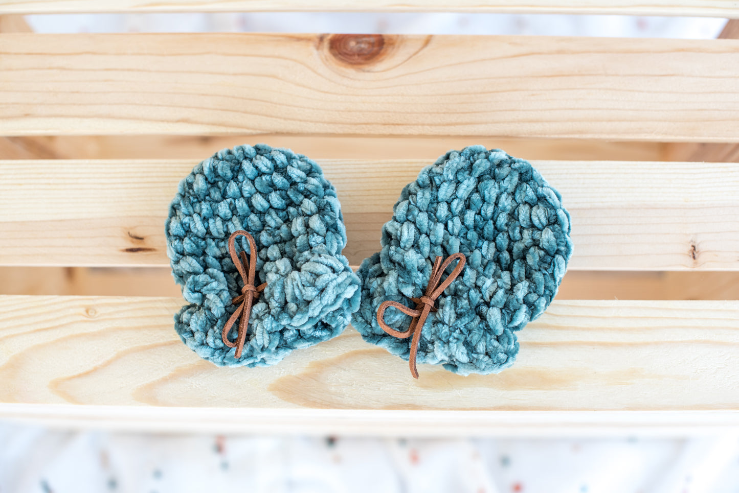 Velvet Baby Mittens