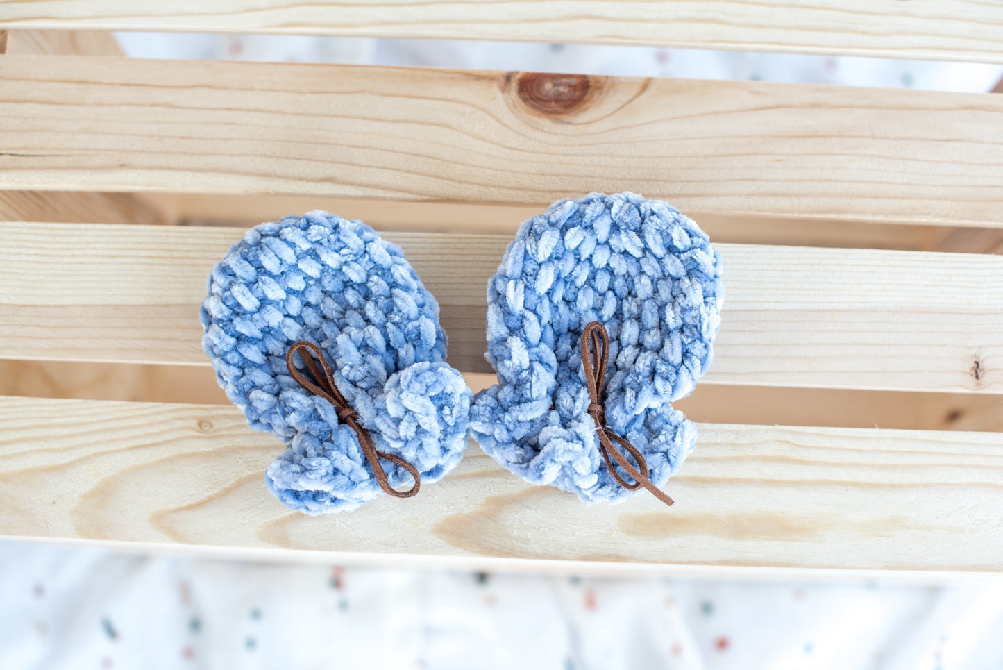 Velvet Baby Mittens