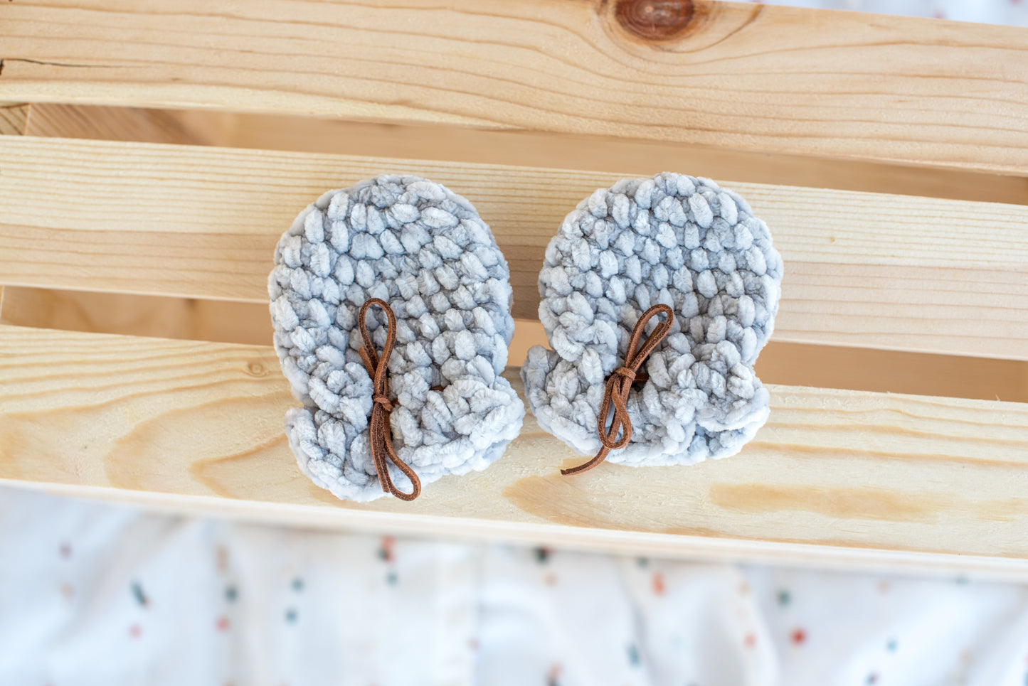 Velvet Baby Mittens