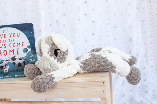 Book Buddies | Brown Cow 16" Lovey