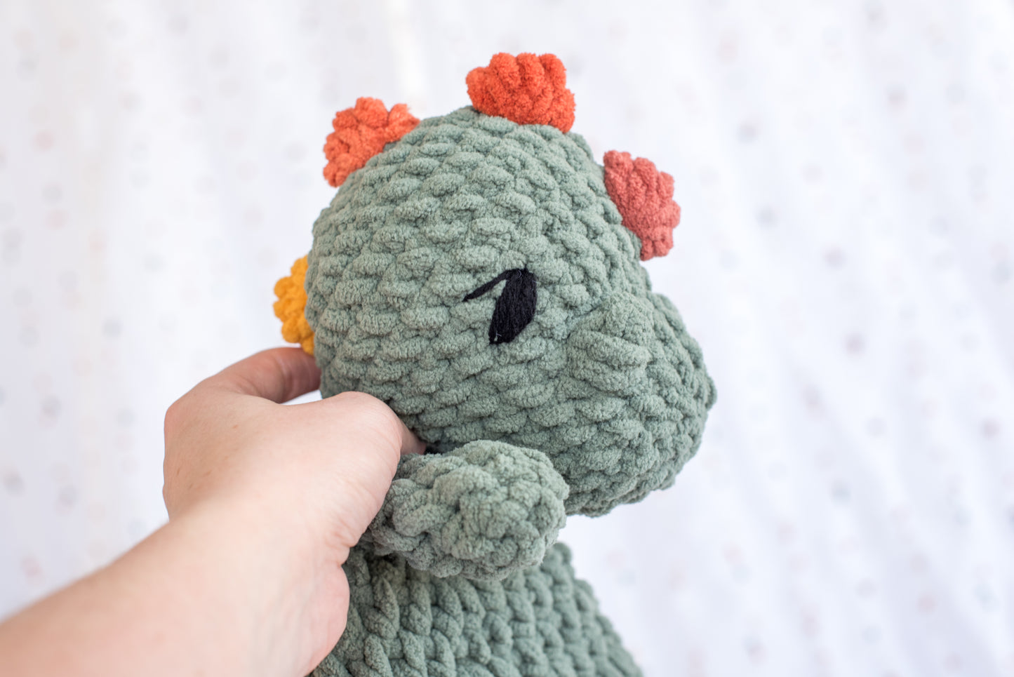 Green Rainbow Dino Lovey