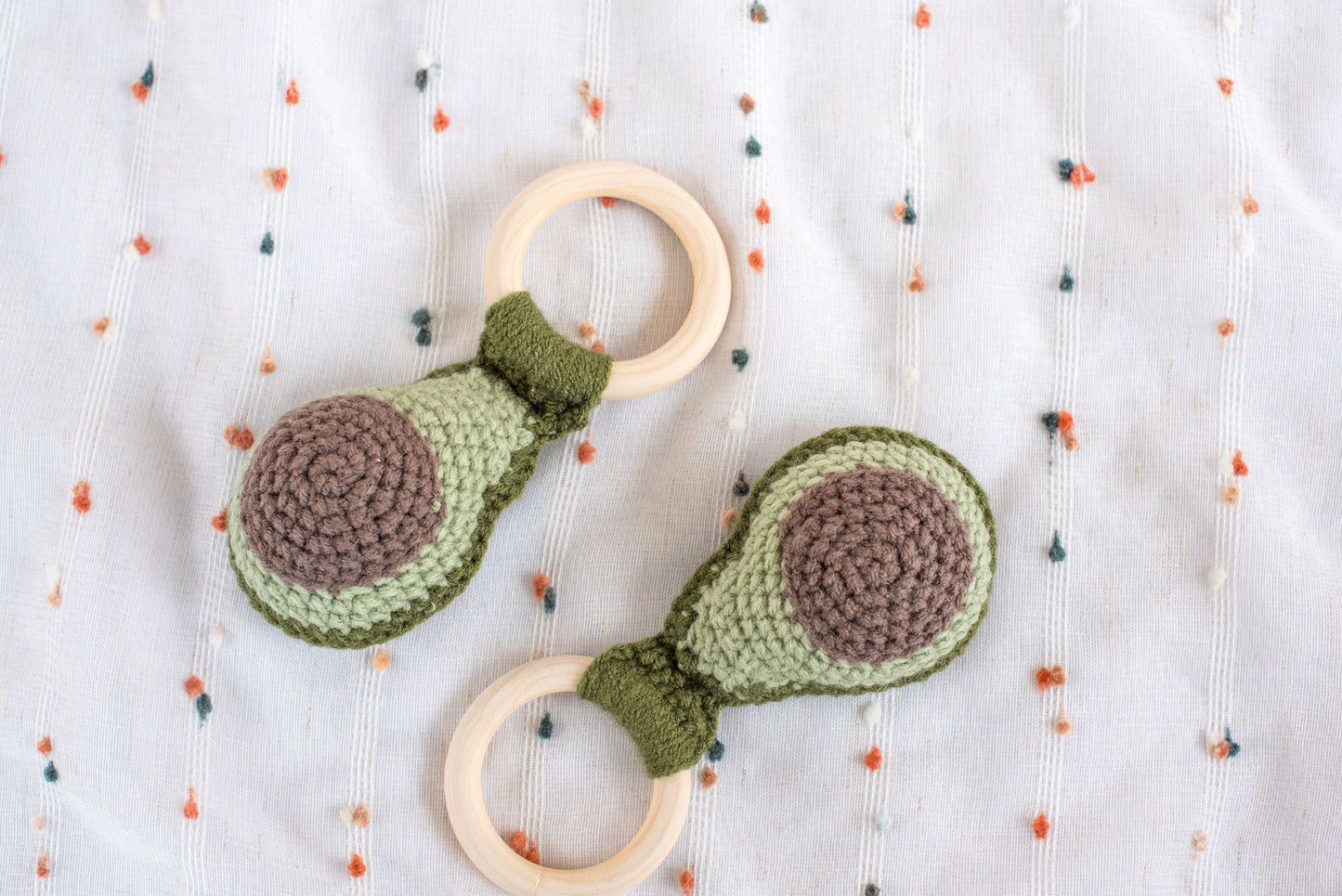 Avocado Baby Rattle