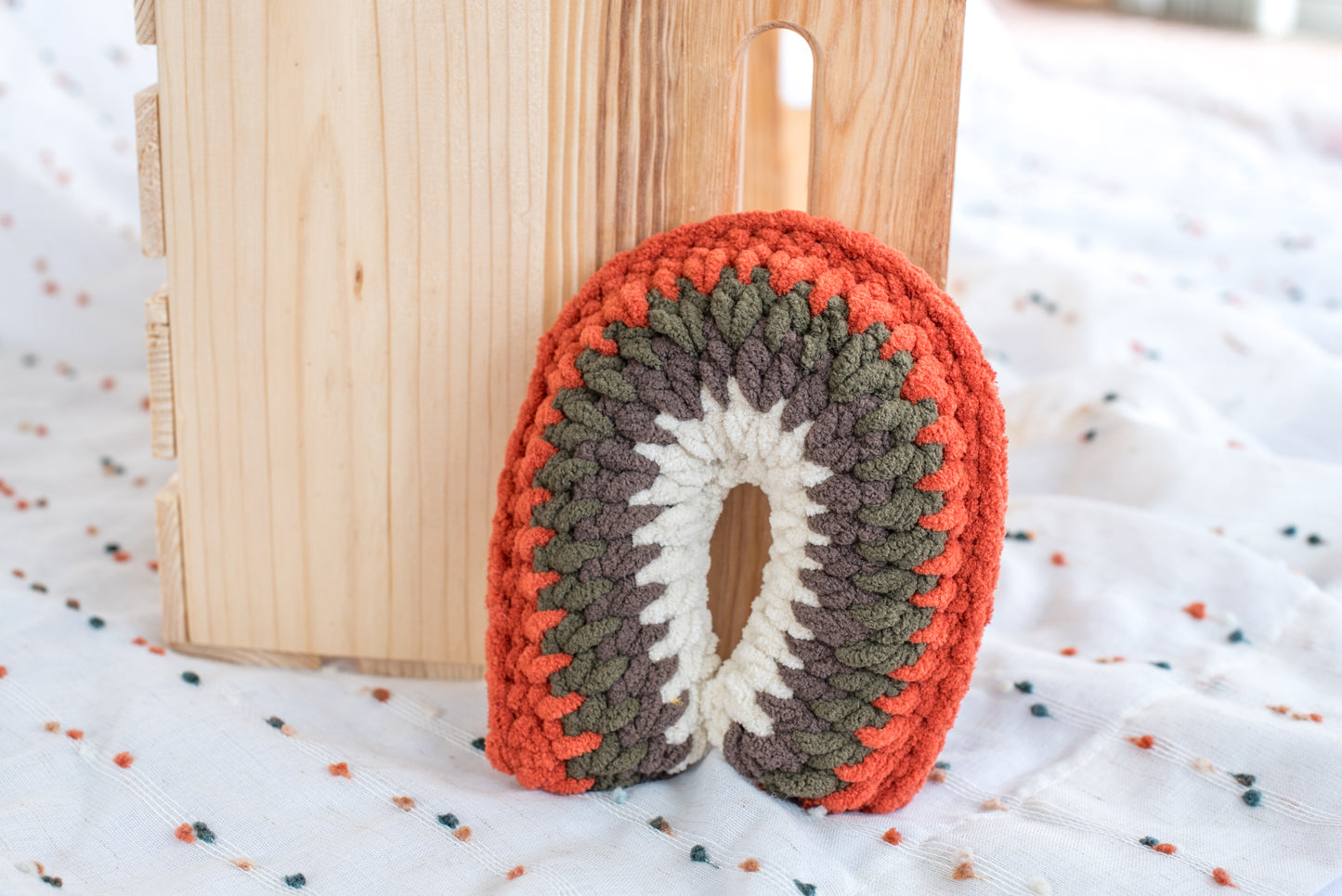 Rainbow Plush Rattle