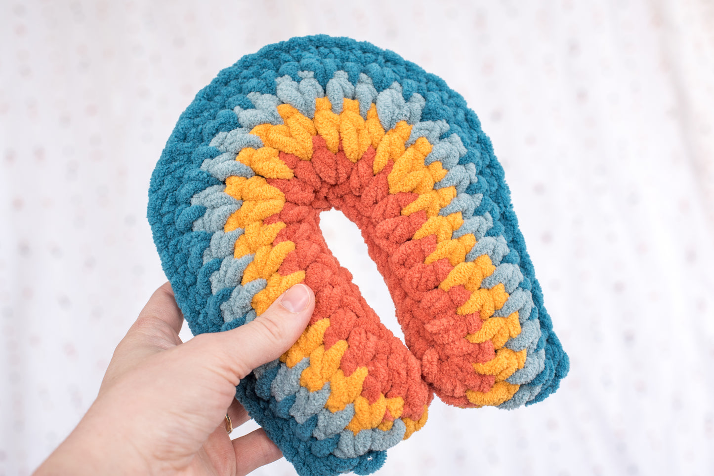 Rainbow Plush Rattle