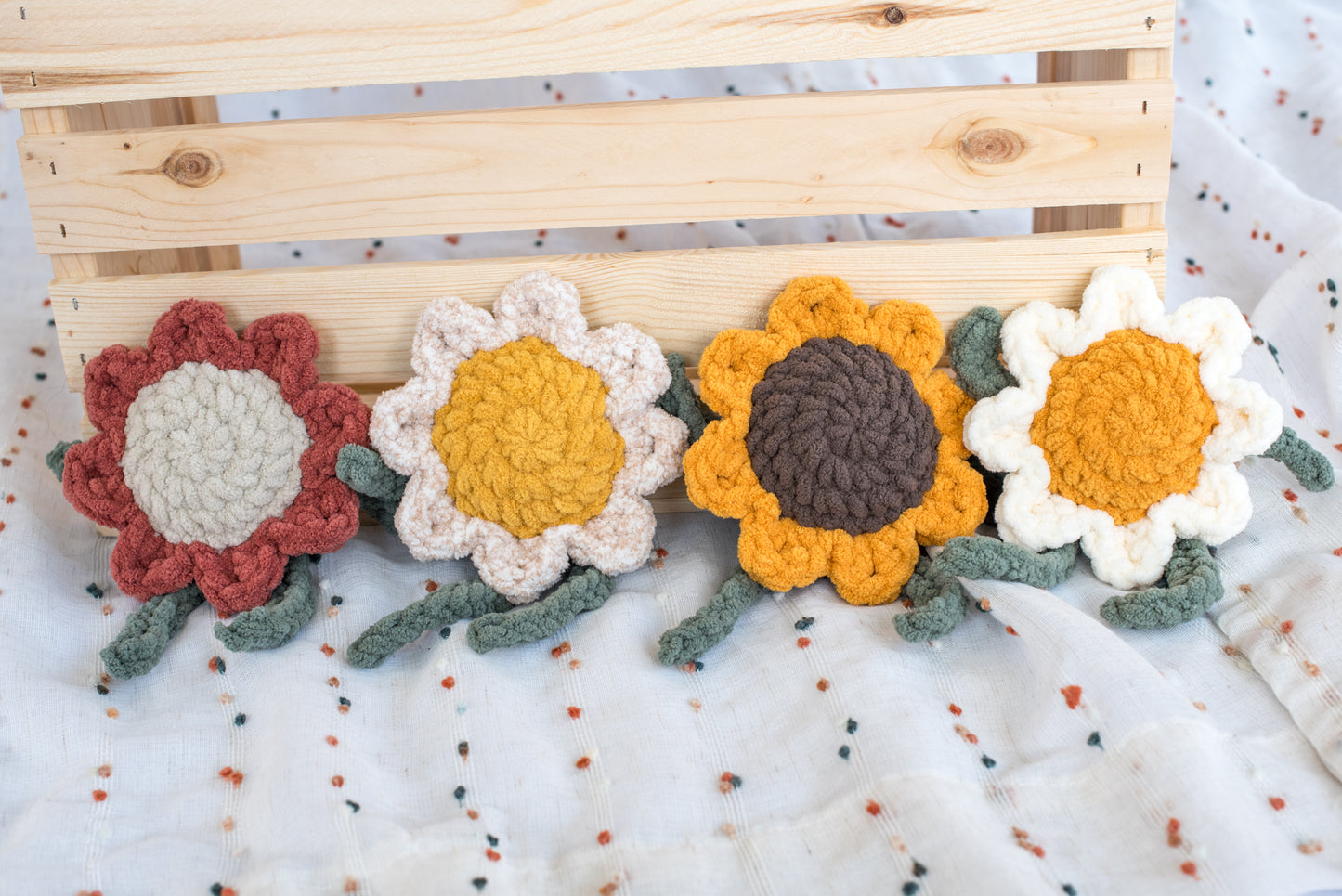 Mini Flower Buddy Rattles