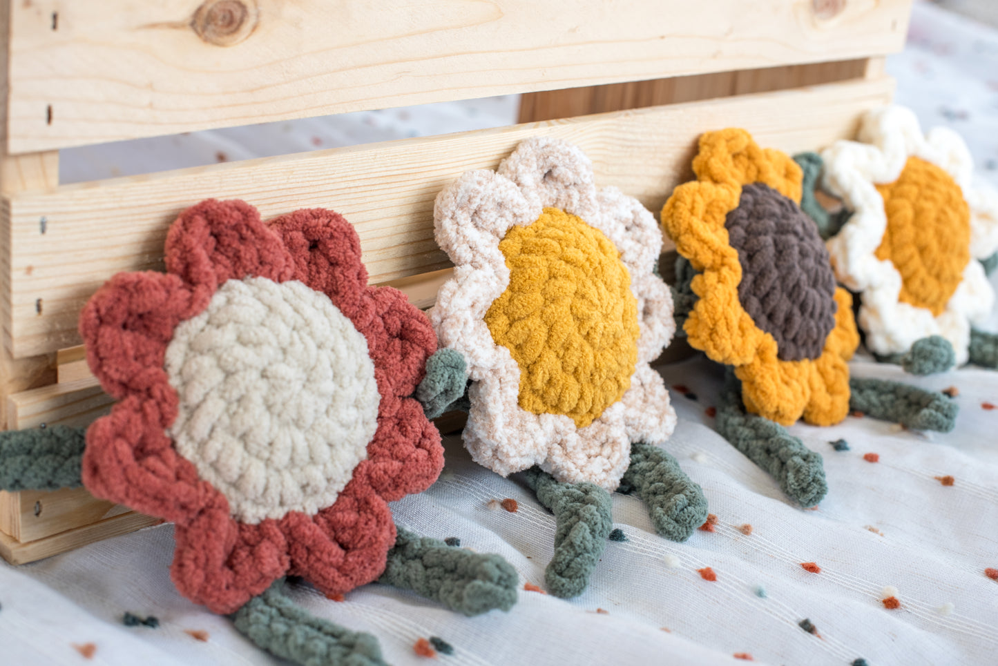 Mini Flower Buddy Rattles