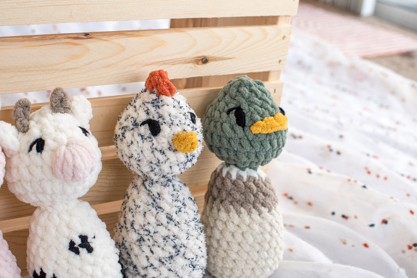 Farm Animal Rattles