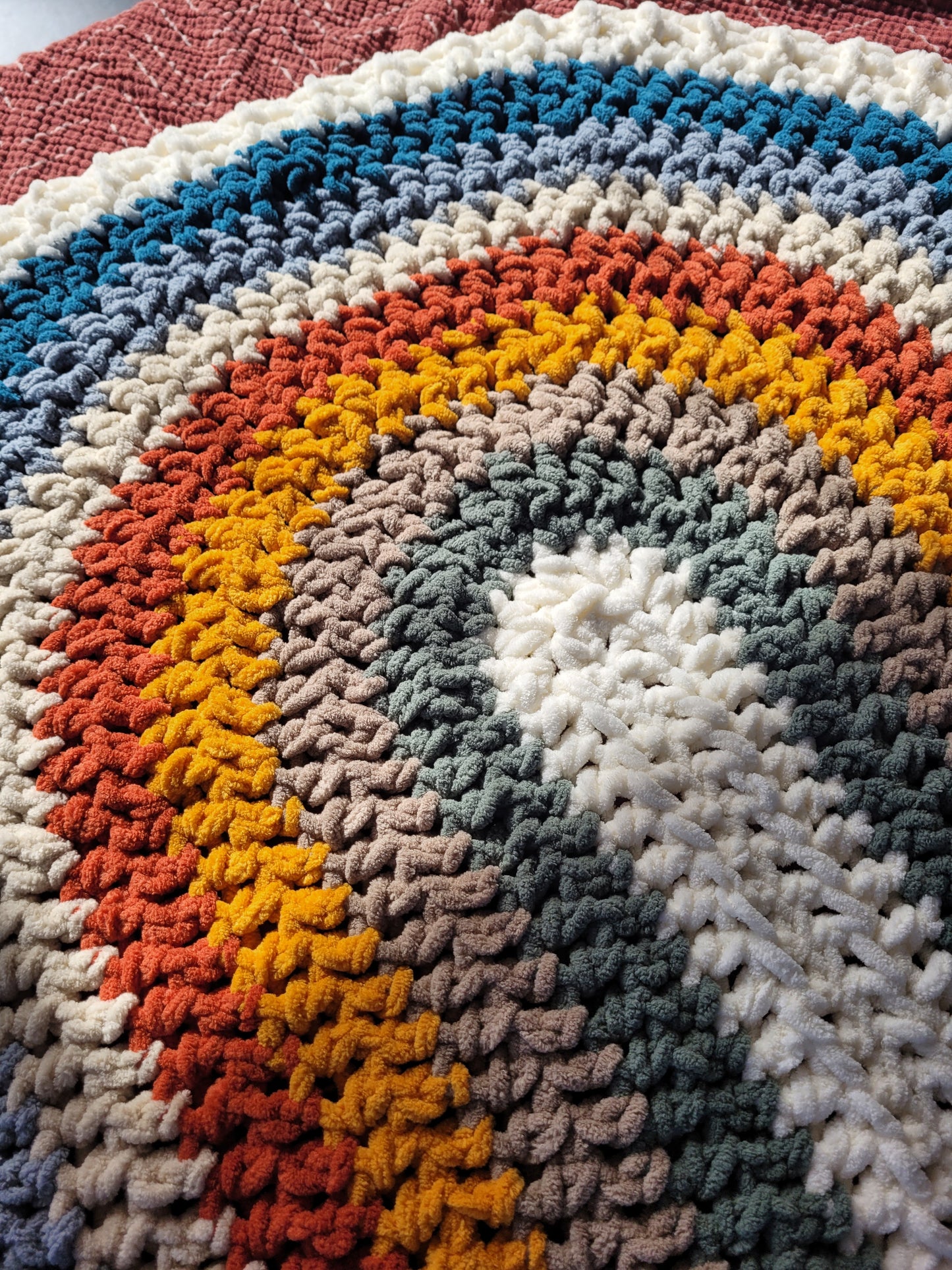 Plush Rainbow Baby Blanket