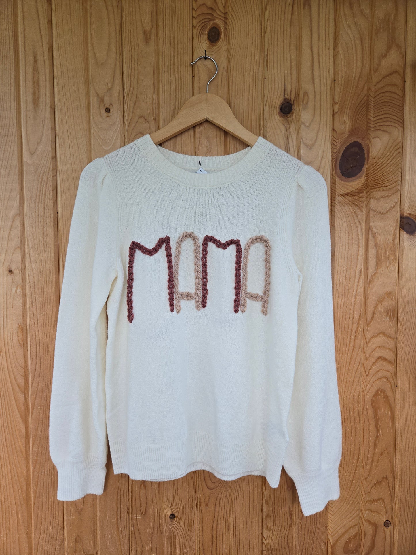 Embroidered Mama Sweater