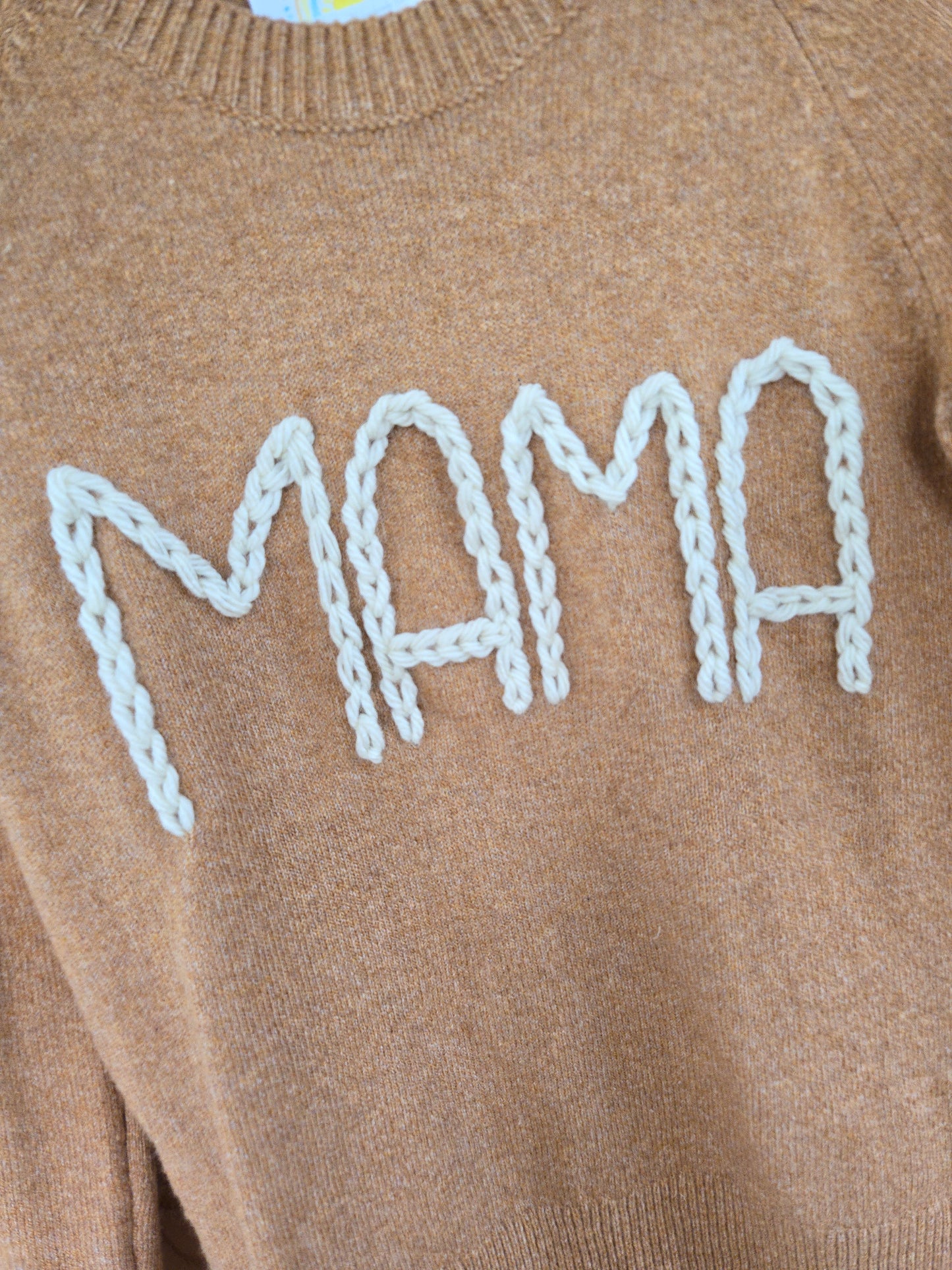 Embroidered Mama Sweater