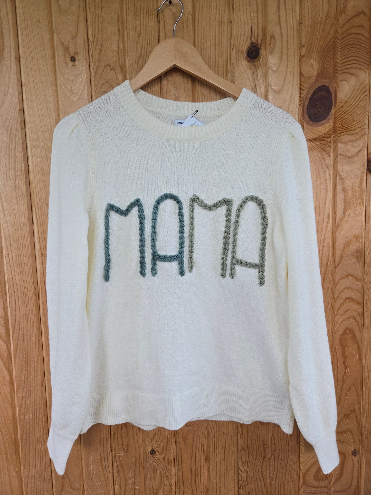 Embroidered Mama Sweater