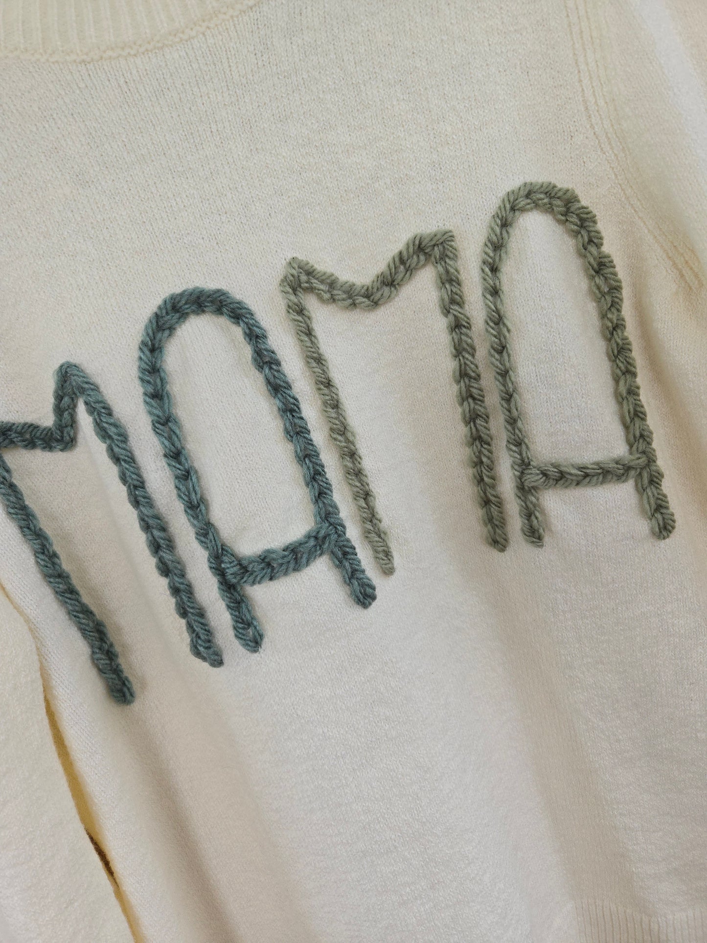 Embroidered Mama Sweater