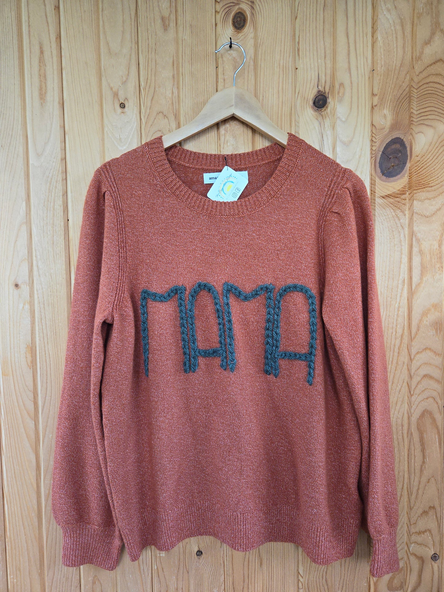 Embroidered Mama Sweater