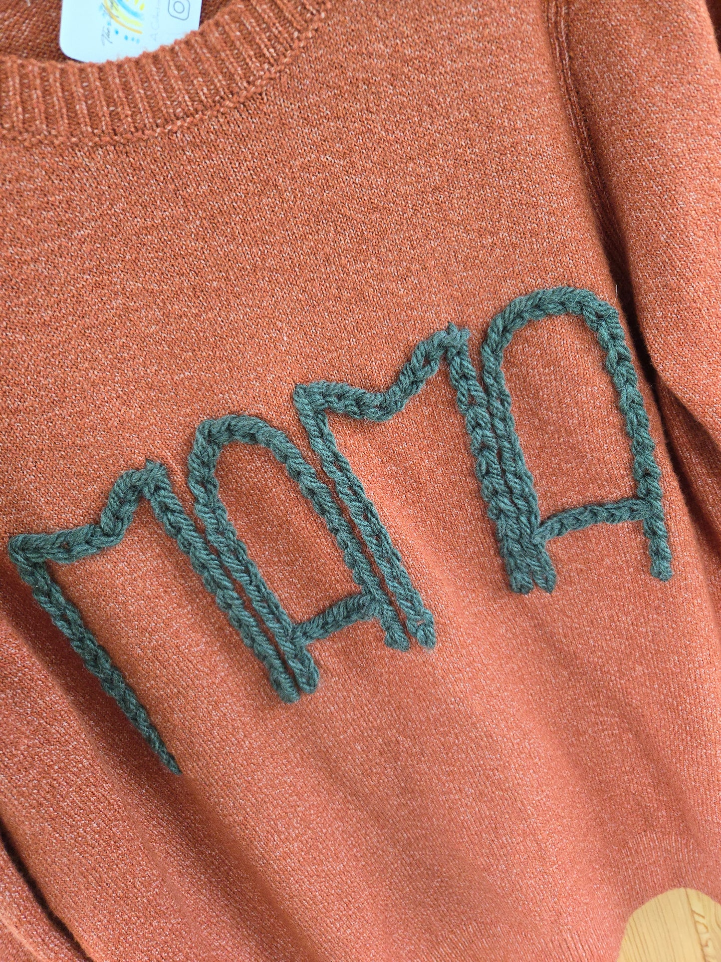 Embroidered Mama Sweater