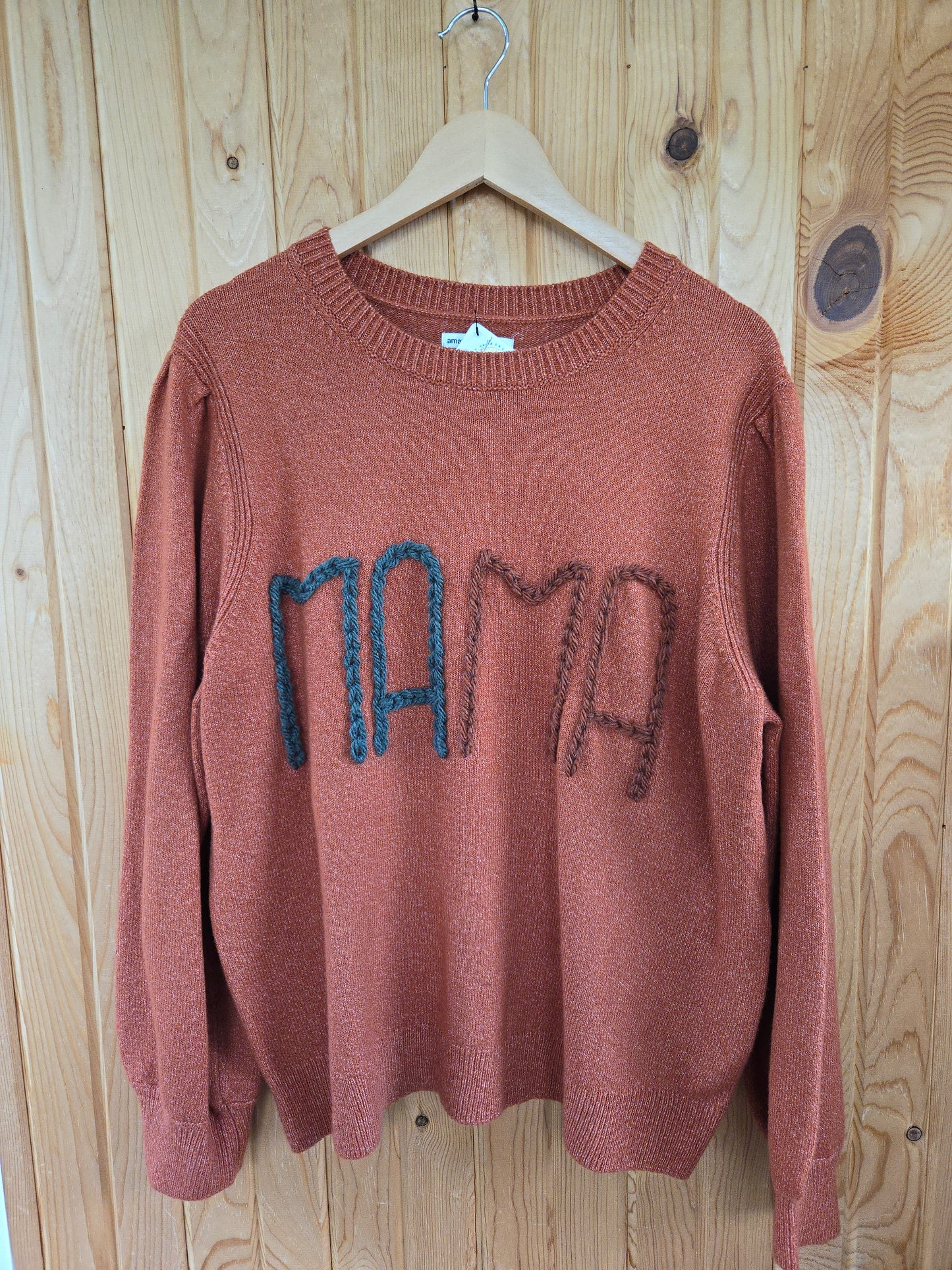 Embroidered Mama Sweater