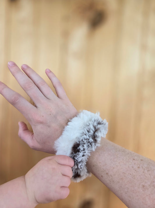 Faux Fur Scrunchie