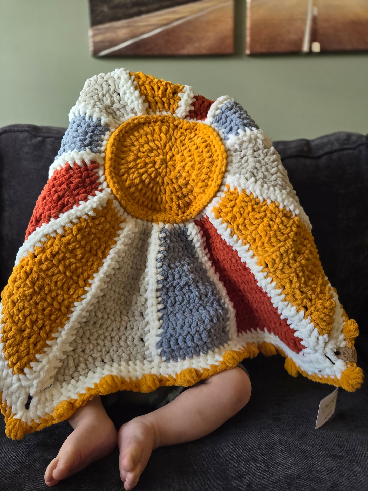 Sunburst Baby Mat/Blanket