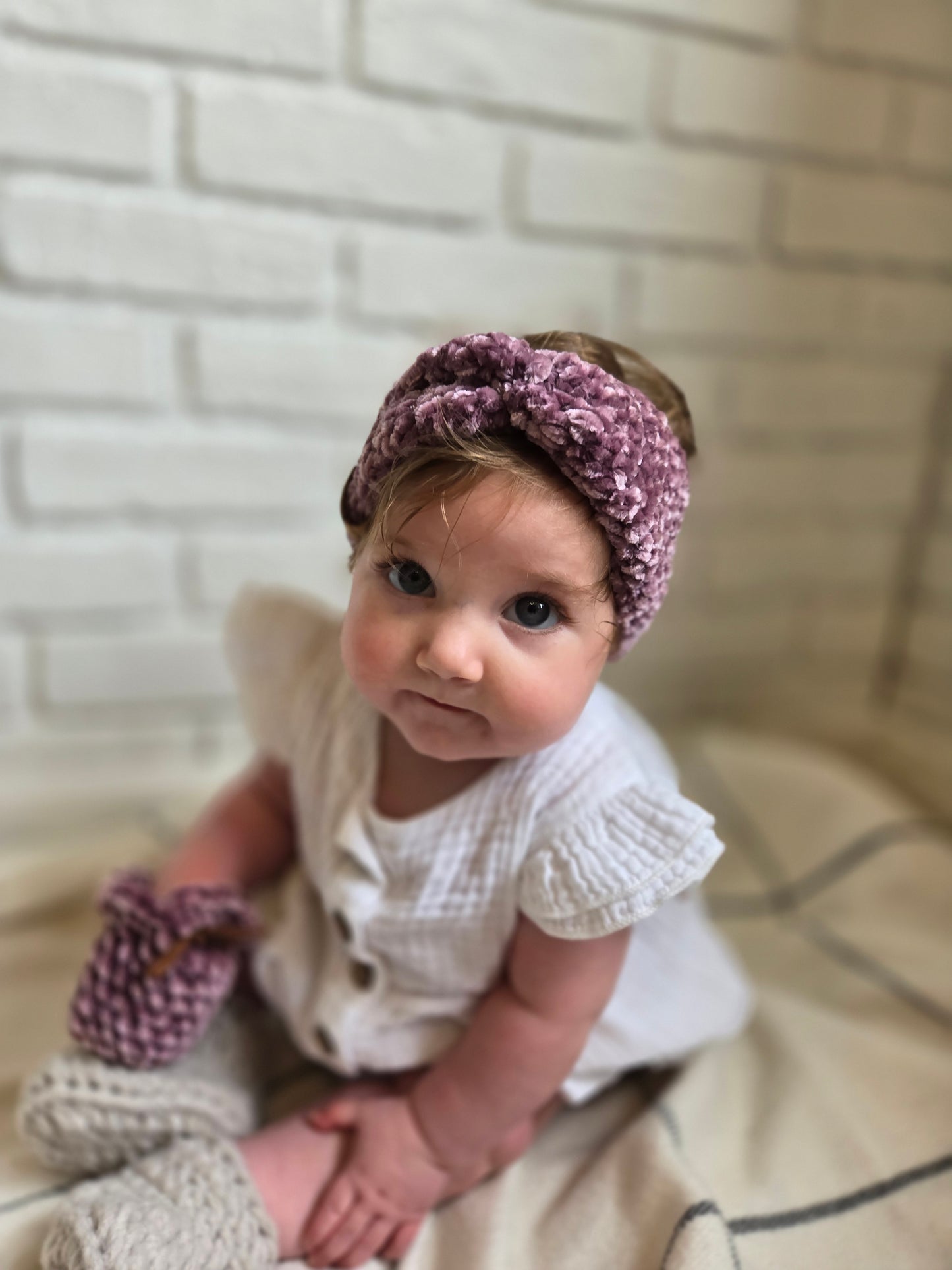 Baby Velvet Twisted Headband