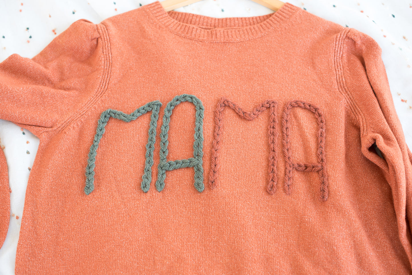 Embroidered Mama Sweater