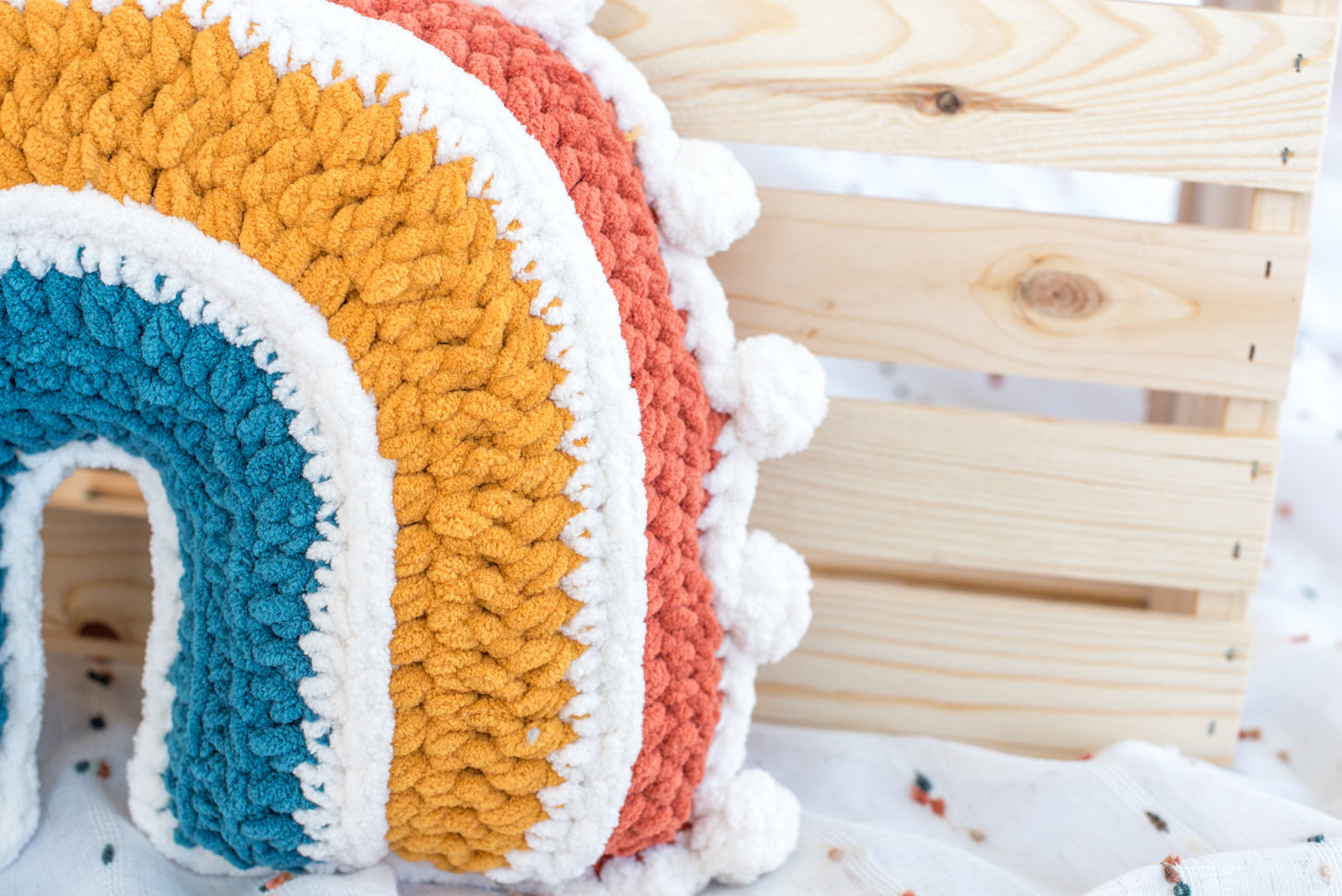 Rainbow Pillow Nursery Decor