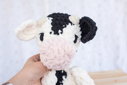 Black and White Cow Lovey