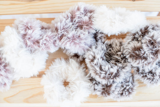 Faux Fur Scrunchie