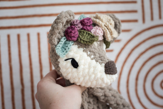 Floral Deer Lovey | 16"
