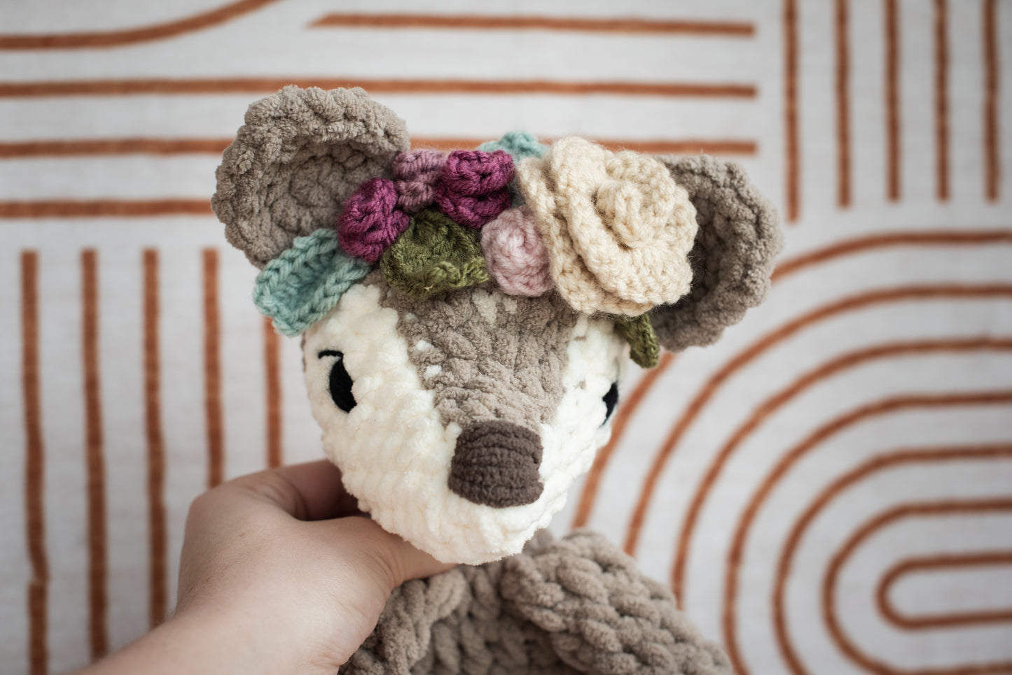 Floral Deer Lovey | 16"