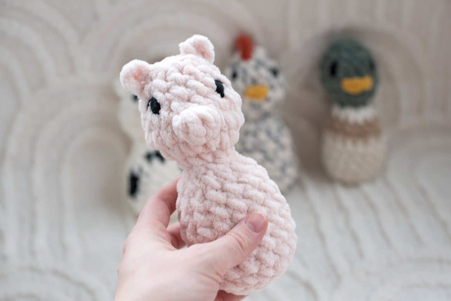 Mini Farm Animal Rattles
