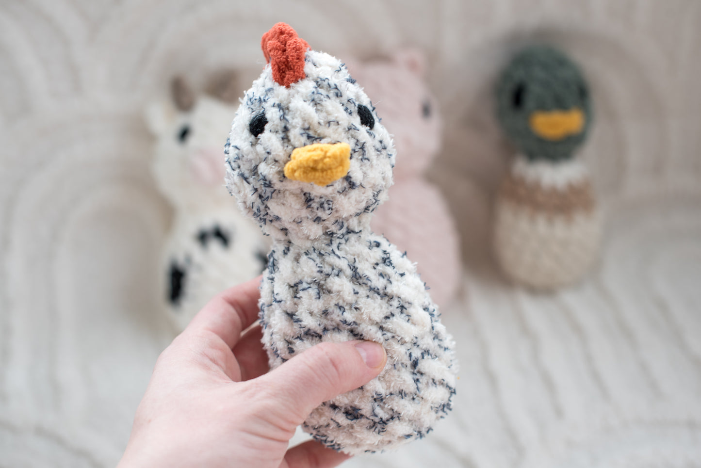 Mini Farm Animal Rattles