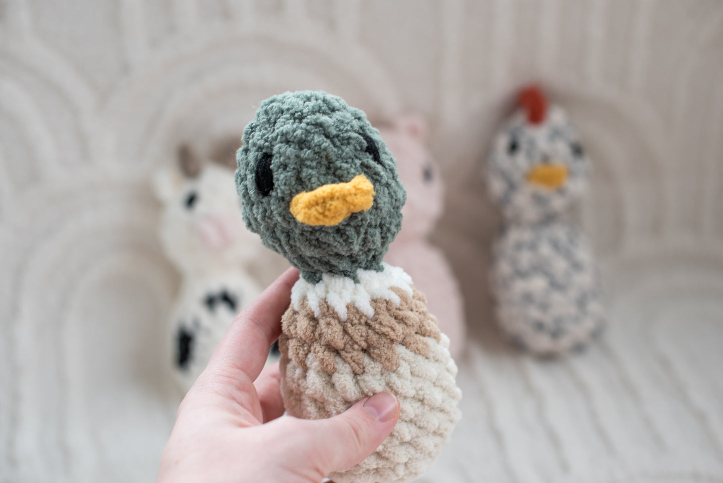 Mini Farm Animal Rattles