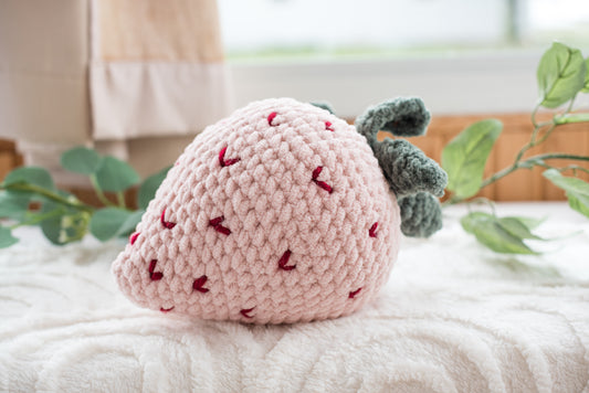 Strawberry Pillow Nursery Decor