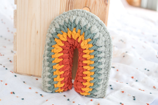 Rainbow Plush Rattle