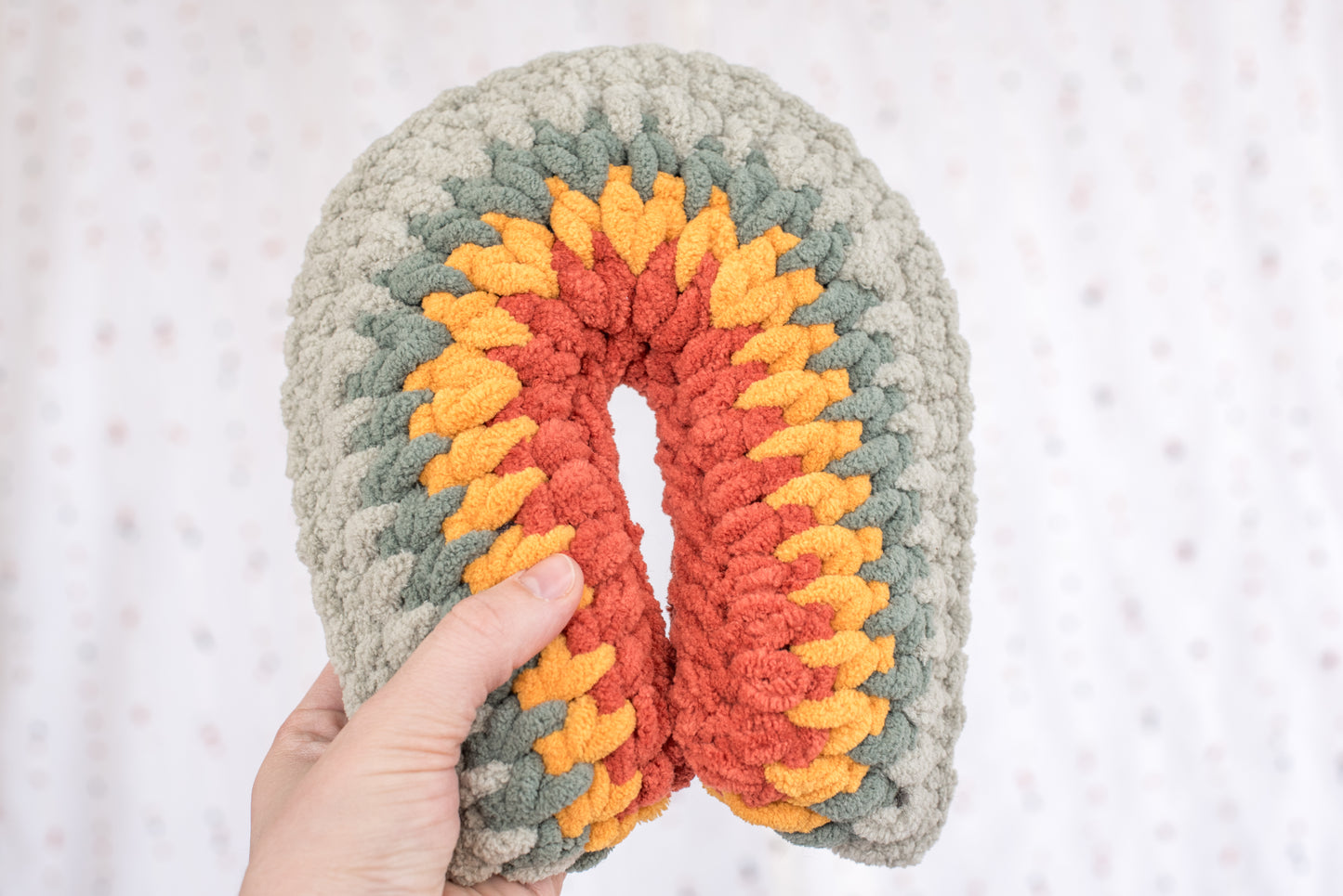 Rainbow Plush Rattle