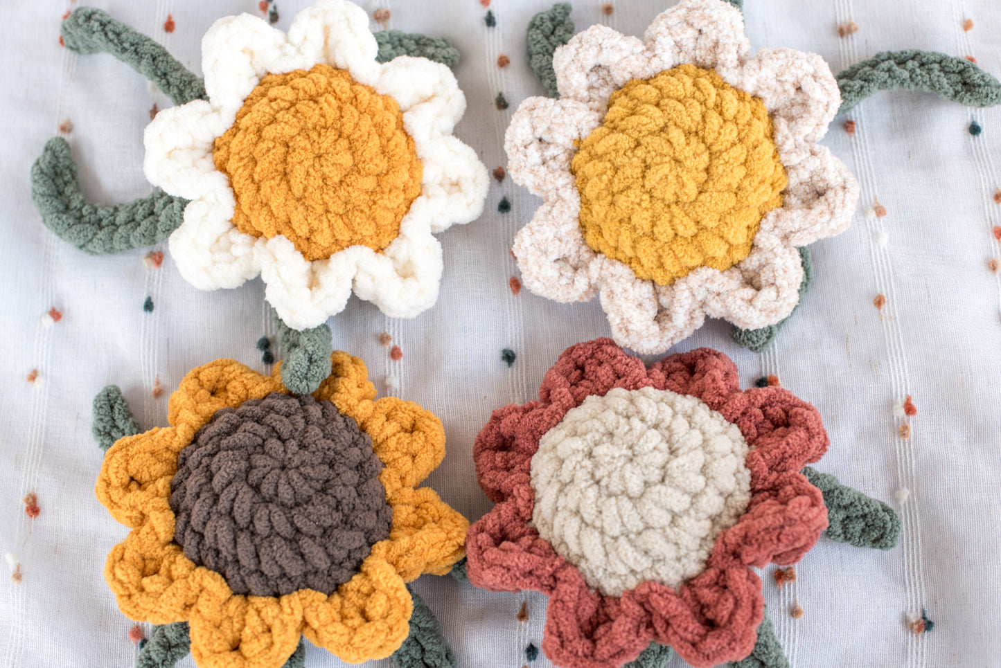 Mini Flower Buddy Rattles