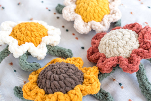Mini Flower Buddy Rattles