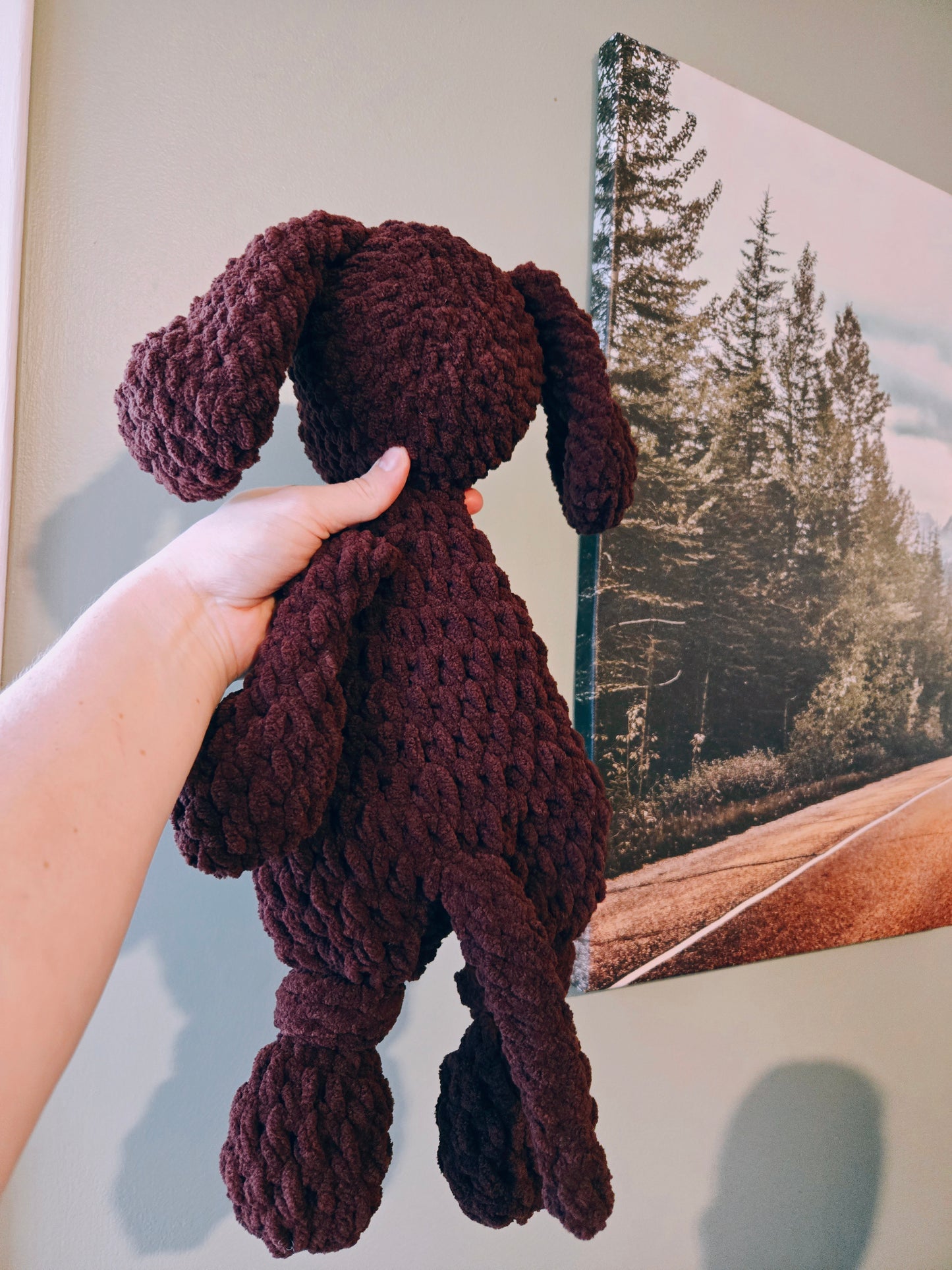 Chocolate Lab Lovey | 16"