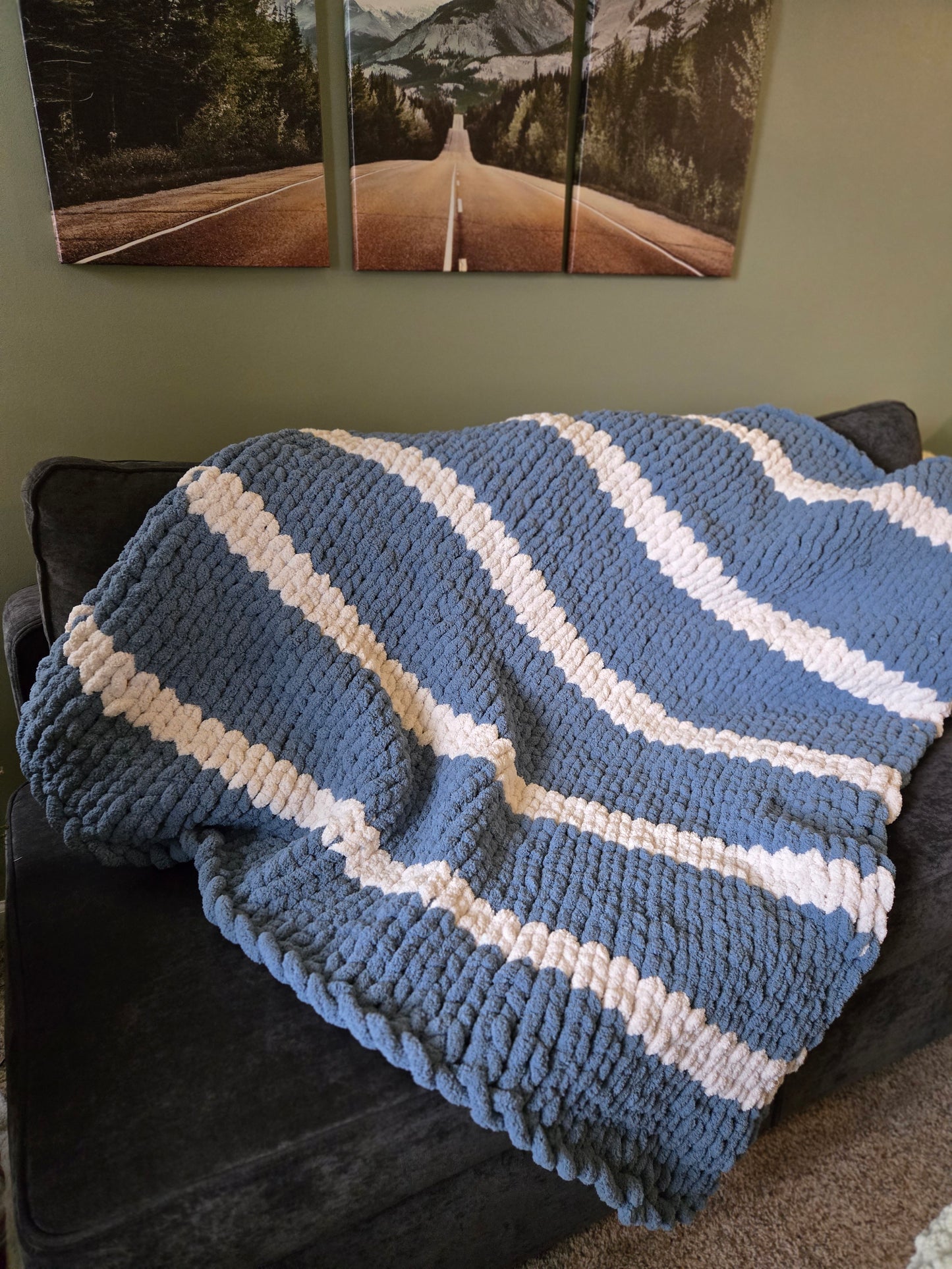 Chunky Knit Blanket