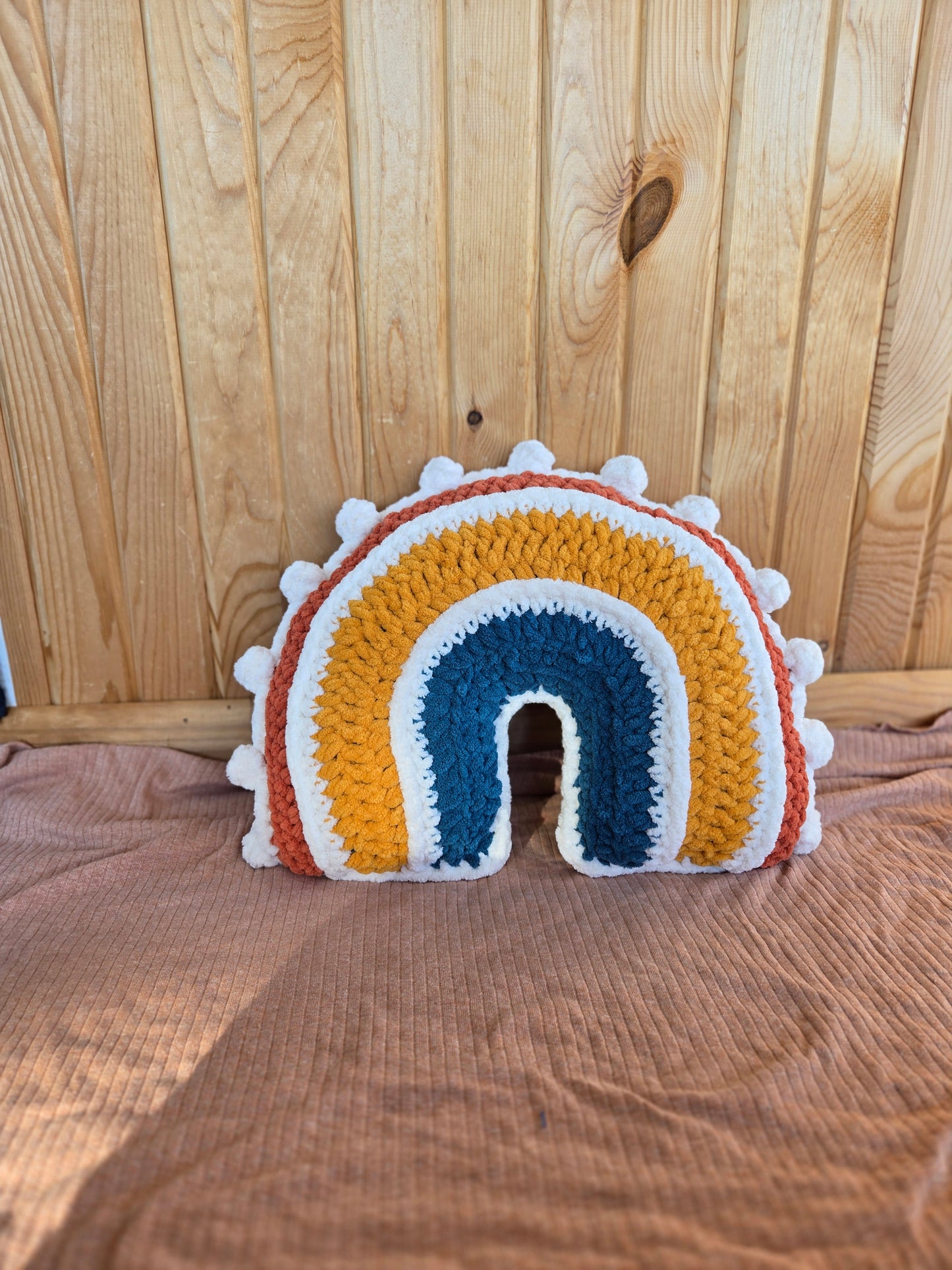 Rainbow Pillow Nursery Decor